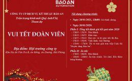 Thư mời là một yếu tố quan trọng của tiệc tất niên