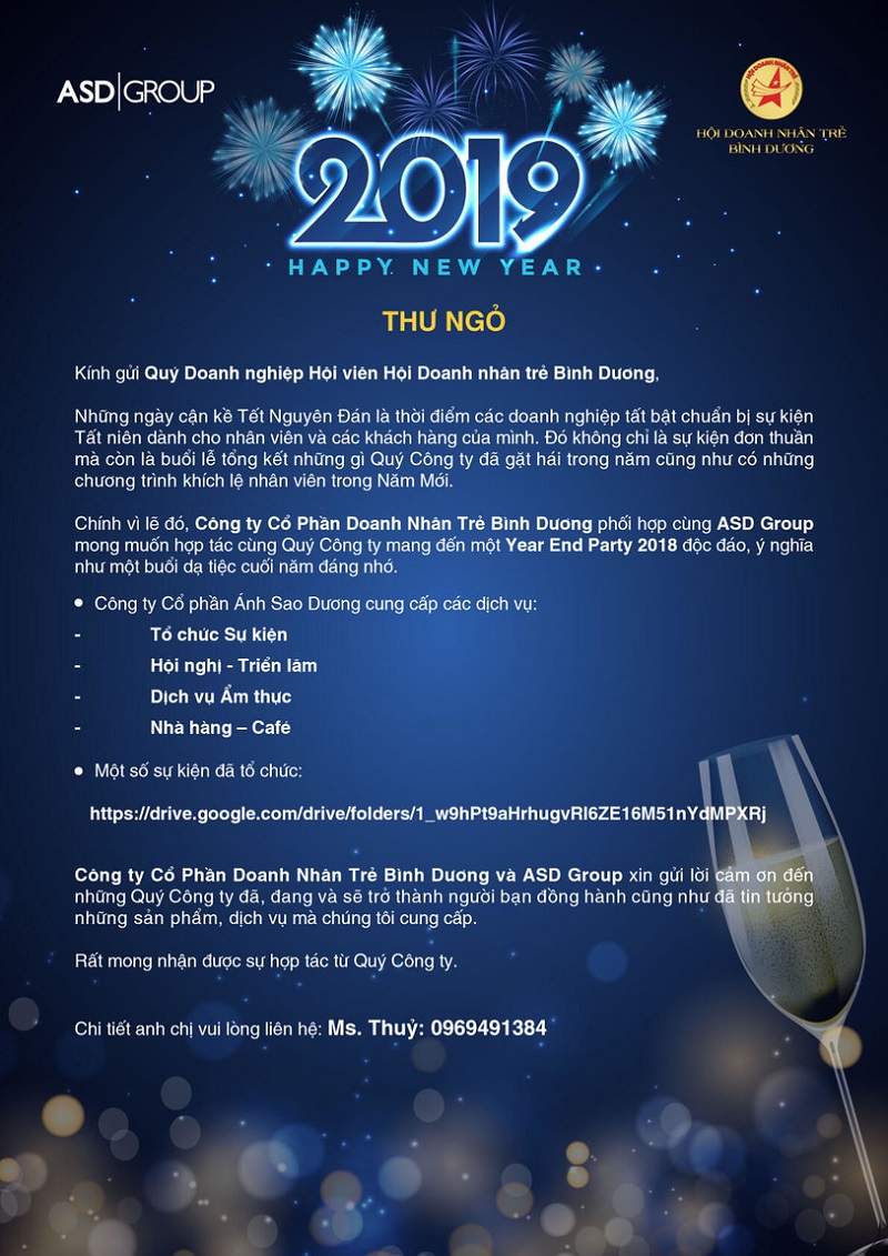 Thư mời nhỏ gọn nhưng cần đủ nội dung